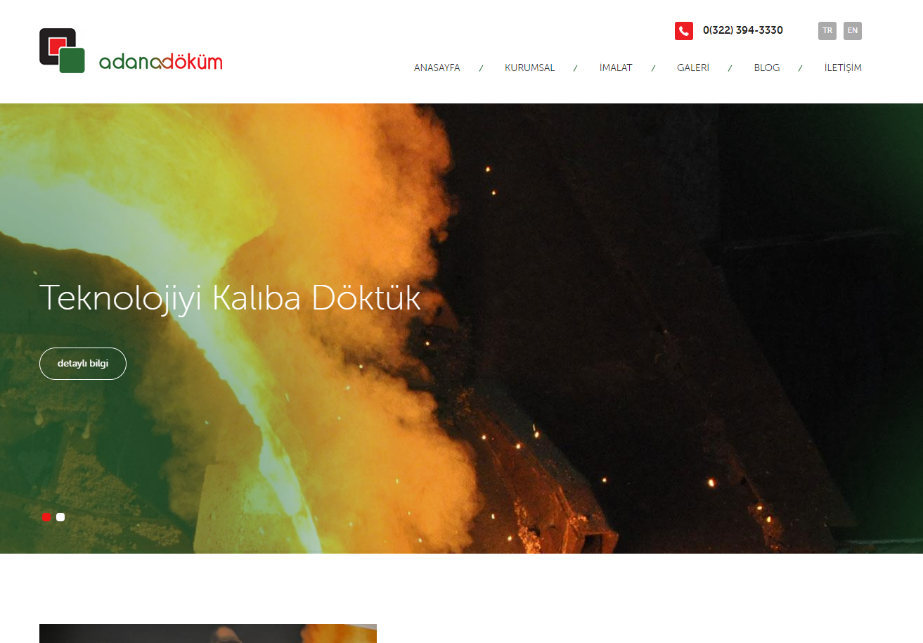 ADANA DOKUM web site tasar�m�